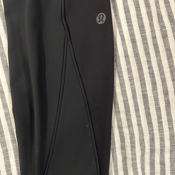 Lululemon black fleeced lined leggings! - Picture 2 of 8